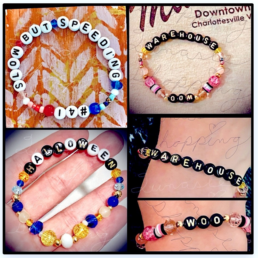 3 handmade Dave Matthews Band themed bracelets